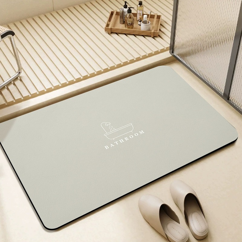 리틀보이 시그니처 소프트 규조토 욕실 발매트, 1개, 그레이 13,900원