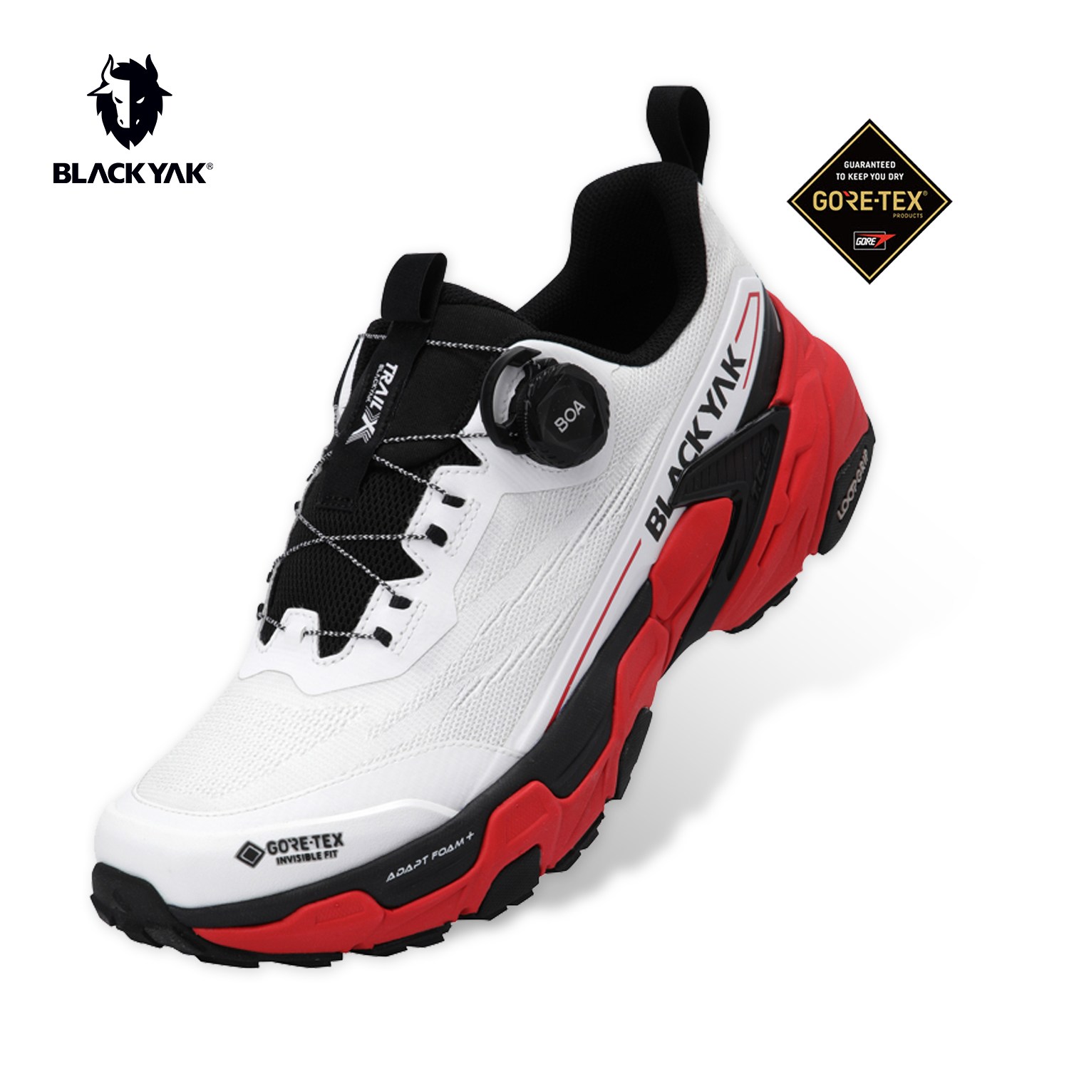 블랙야크 공용 트레일 엑스 01 GTX 트레일 러닝까지 확장 가능한 초경량 트레킹화 ABYSHXV931 229,000원