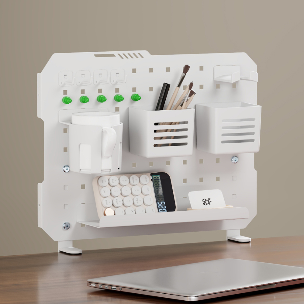 엘디엘마운트 프리미엄 모나크 클램프 오거나이저 모듈형 멀티 페그보드 APL-PB410 410 x 315 x 429~480 mm, 화이트, 1개 27,820원