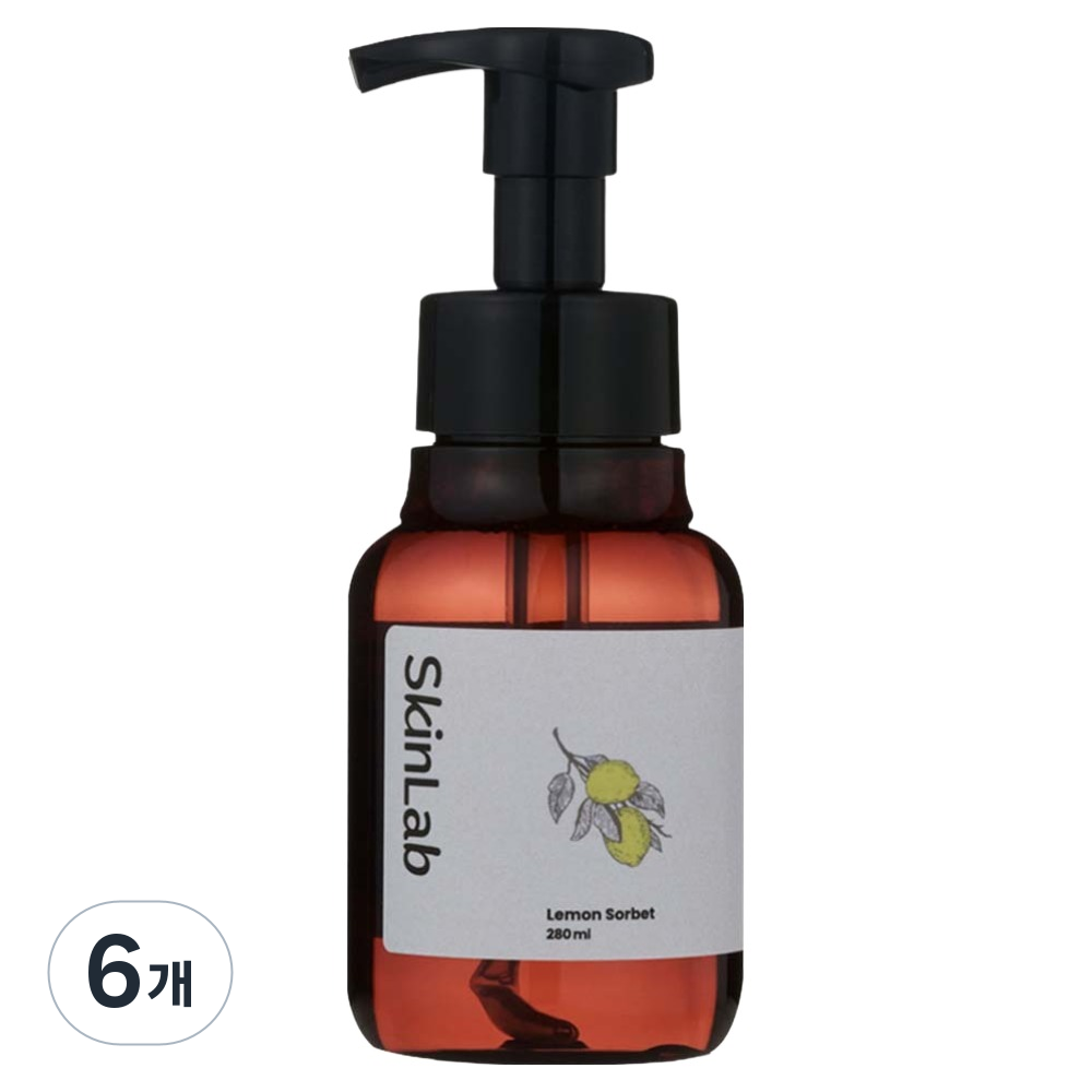 크리넥스 유한킴벌리 스킨랩 저자극 핸드워시 거품형 레몬소르베 56,400원