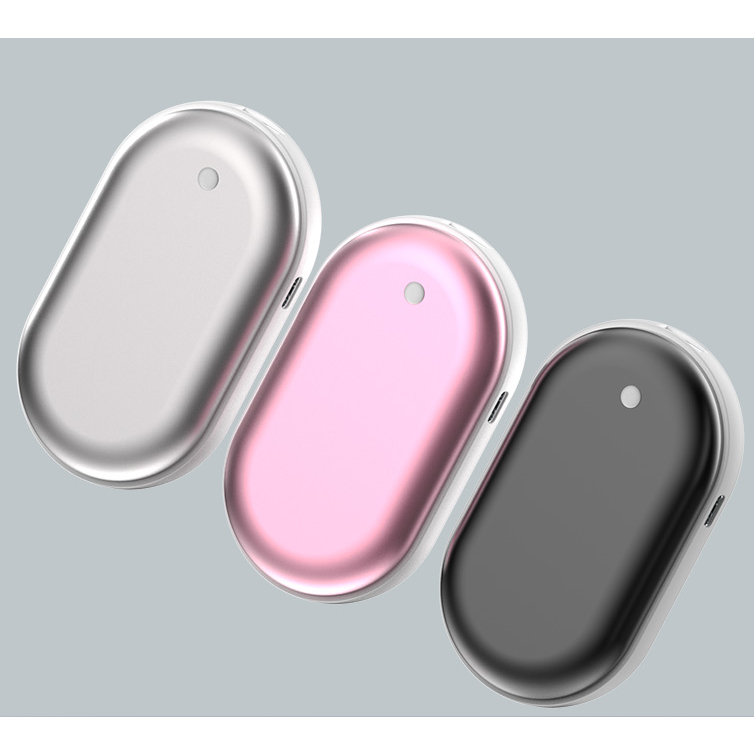 1+1+1 손난로 스마티 대용량 5000mAh 보조배터리 양면 발열 충전식 C타입 (전용 파우치 케이블 포함), 랜덤3개, 스마티 손난로 29,800원