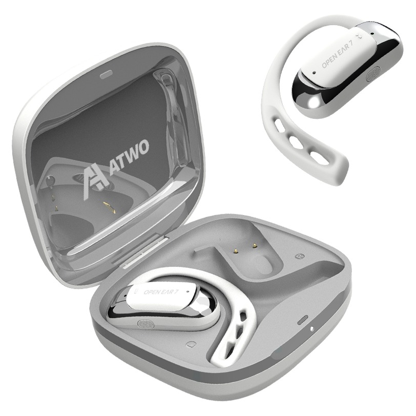 에이투 오픈이어7 오픈형 무선 블루투스 이어폰, ATWO OPENEAR 7, 스노우 화이트, 80시간, 방수가능, ATWO OPENEAR 7, 스노우 화이트 79,900원