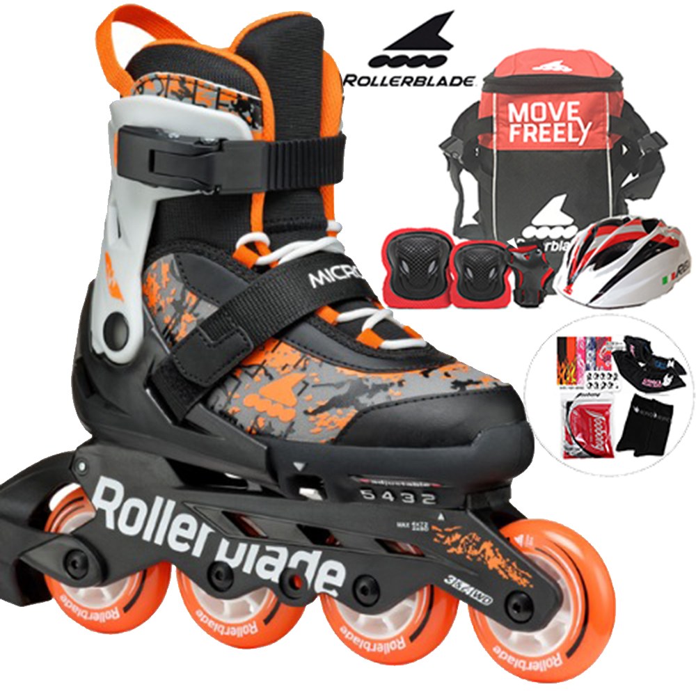롤러블레이드 2025년 정품 아동 인라인 마이크로블레이드 SL 오렌지 가방 보호대 헬멧 세트 프리미엄모델 5종사은품 273,000원
