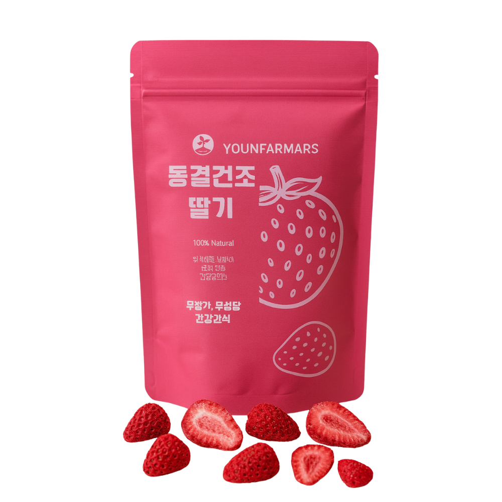 무설탕 동결건조 딸기 100% 과일칩 어린이 건강간식 과일 스낵 95,500원