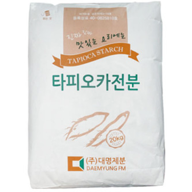 대명제분 타피오카전분가루 20kg 48,170원