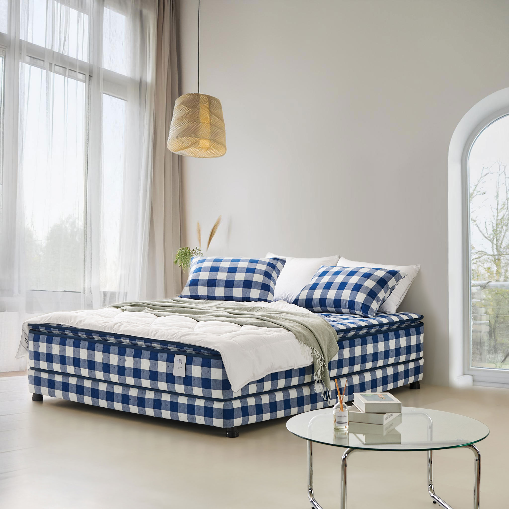 이노센트 헤븐 프리미엄 필로우탑 독립 포켓 매트리스 + 파운데이션 세트 방문설치, 440mm, 소프트 834,000원