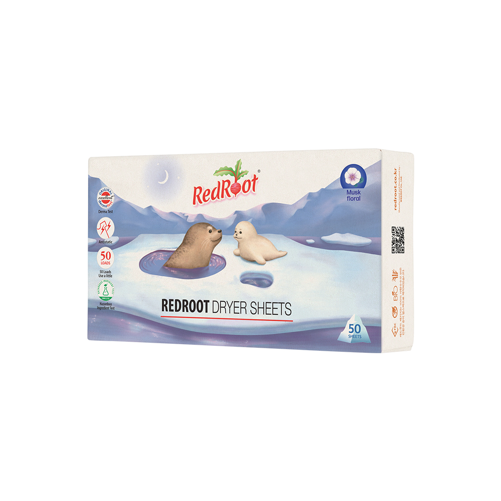 레드루트 건조기 시트 섬유유연제 머스크플로랄향 본품, 50개입, 1개 15,900원