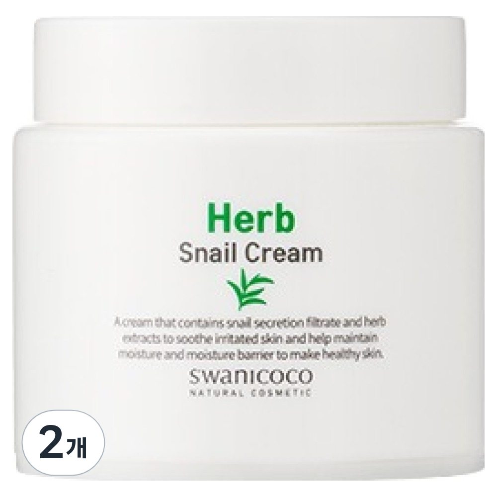 스와니코코 허브 스네일 크림, 2개, 50ml 32,400원