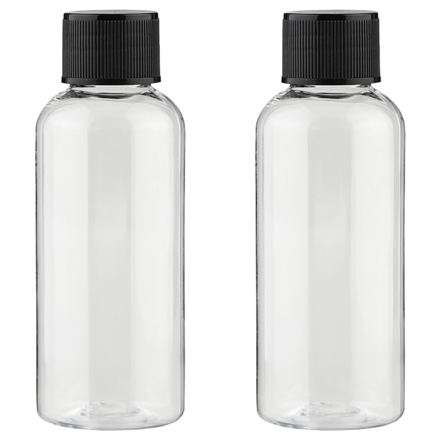 단마개 플라스틱 용기 50ml, 투명 + 블랙, 60개 17,100원