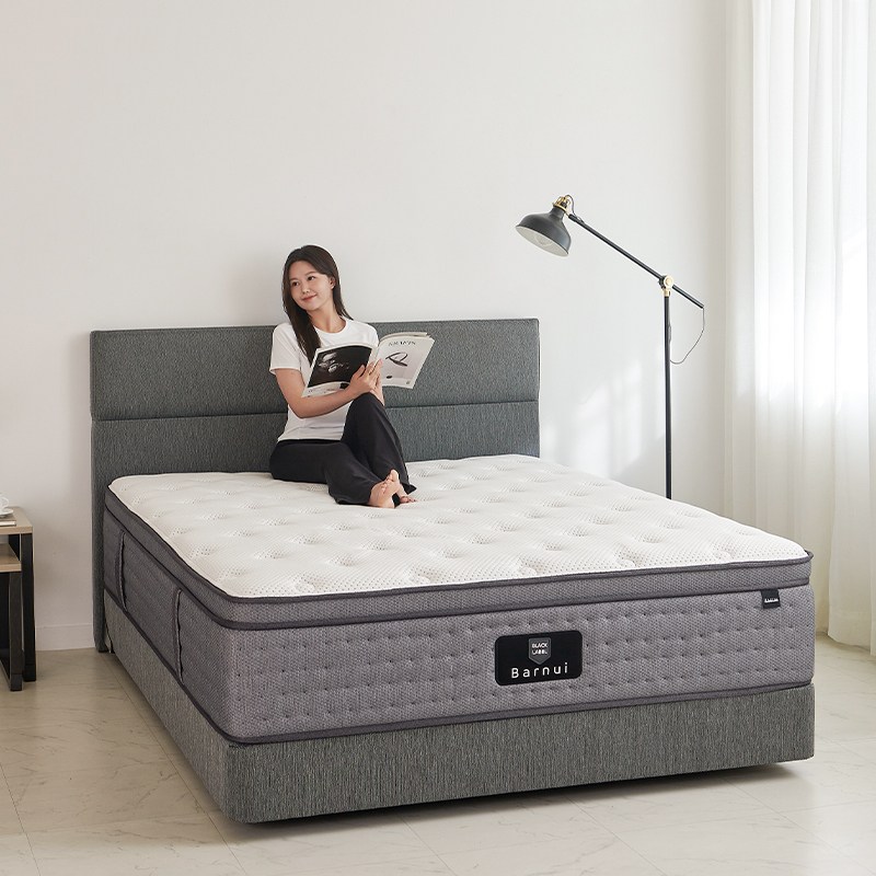 [바르누이] 신경외과 전문의가 설계한 허리가 편안한 블랙라벨 프리미엄 매트리스 킹 K, 380mm, 중간 단단함 870,000원