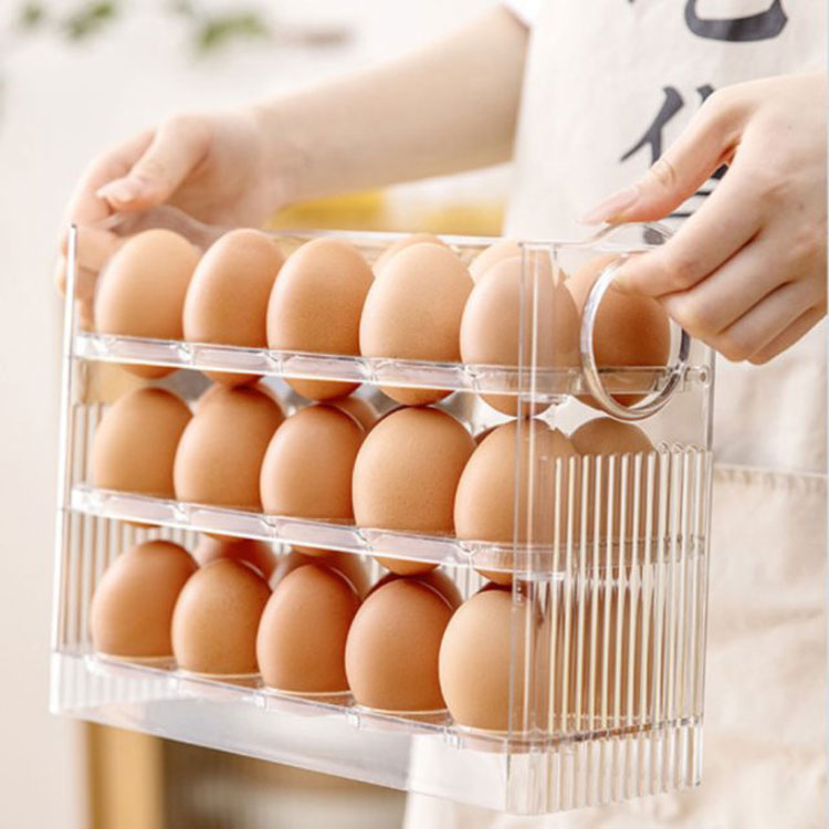 정성몰 깔끔한 달걀 트레이 3단 보관함 30구 자동폴딩 5,400원