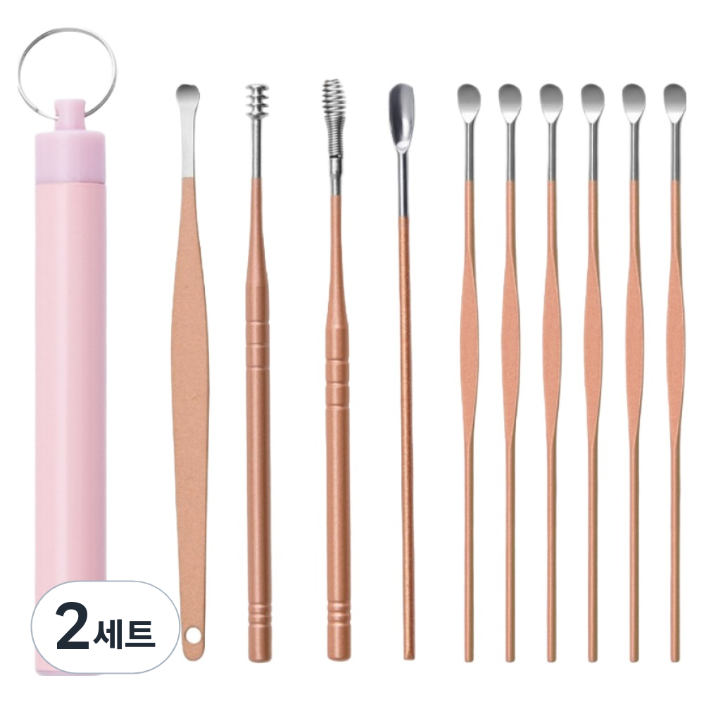 브랜디온 간편한 귀이개 10종 세트 핑크 14,300원