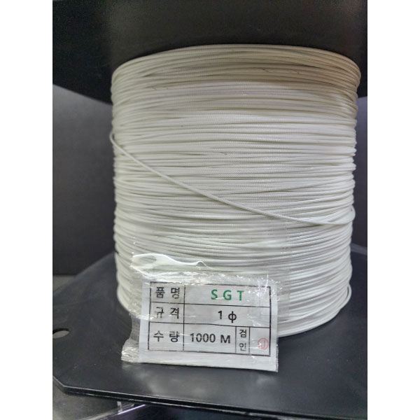 실리콘튜브/글라스튜브/SGT 튜브 1mm(파이) 10M절단 무료배송/석면튜브/변압기절연제 5,300원