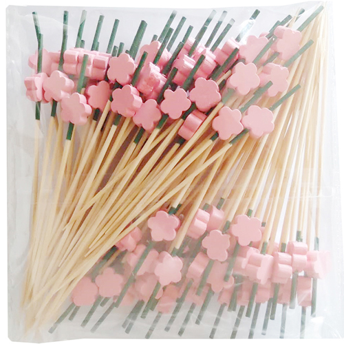 대나무 매화꽃 도시락픽 핑크 12cm MP098 4,850원