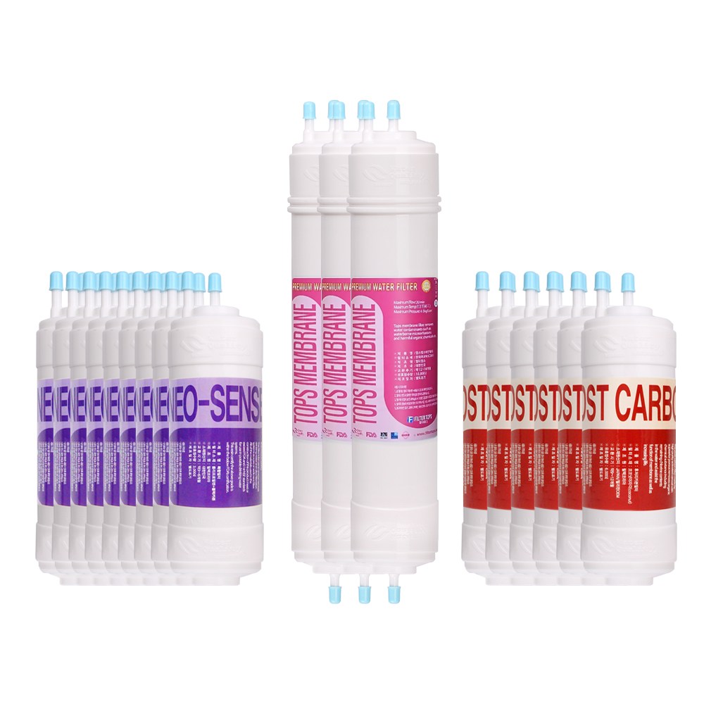 필터탑스 프리미엄 정수기 필터세트 코웨이 한뼘시루 직수정수기 CHP-8300R CP-8300R 호환용, 1세트, 3년관리세트 239,900원