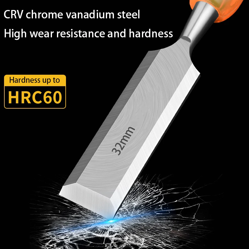 치즐 가죽공예 크롬 바나듐 스틸 목공 라운드 플랫 도구 반원형 조각 칼 17,400원