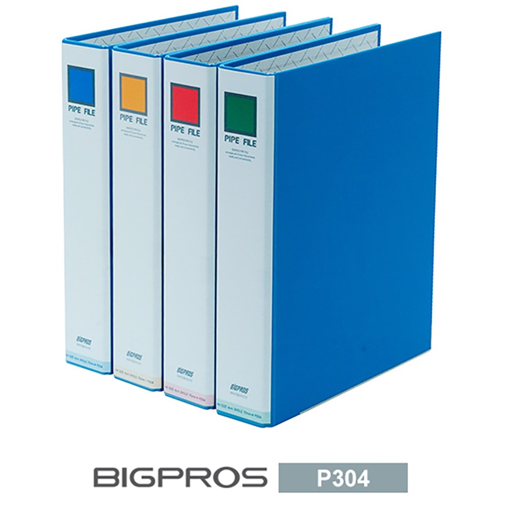 대흥사 빅프로스 A4 3공파이프바인더 P304 4cm 세로형 하늘색 PIPE FILE 5,350원