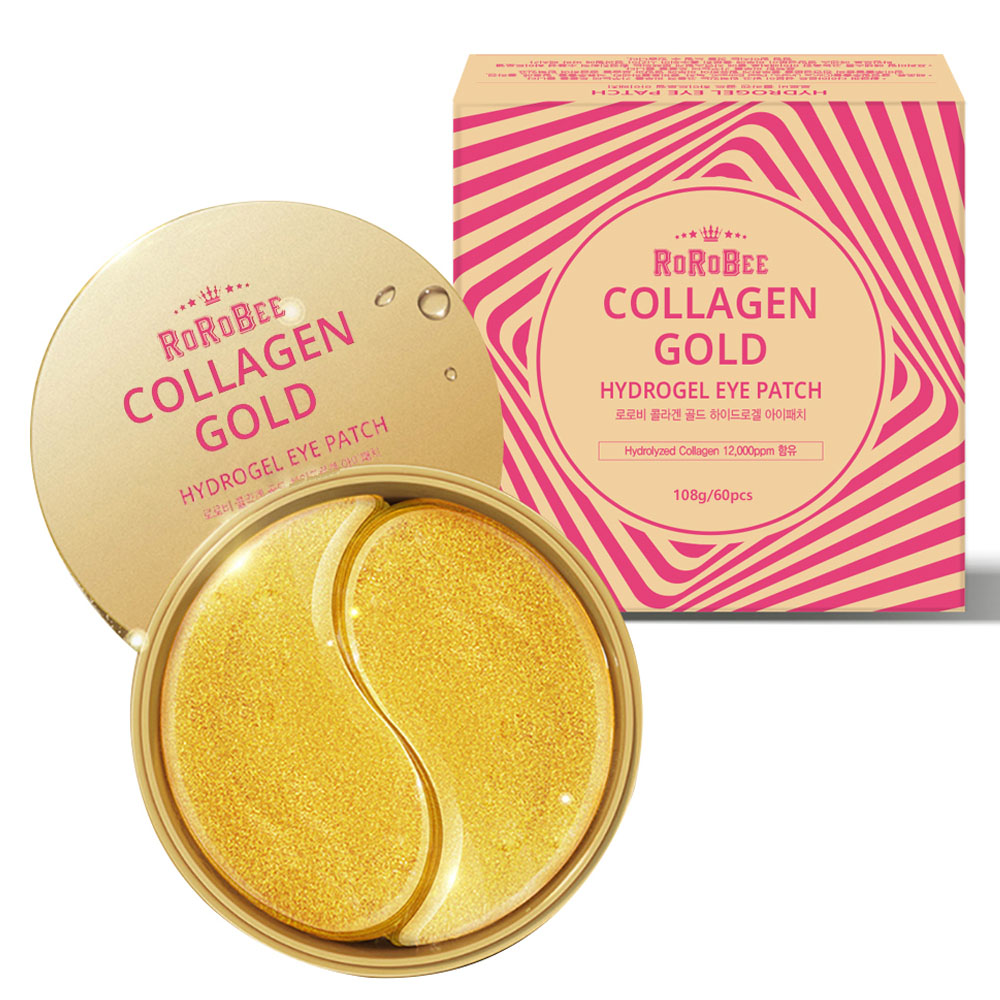 로로비 24k 골드 함유 하이드로겔 콜라겐 대형 아이패치, 60개입, 1개 12,580원