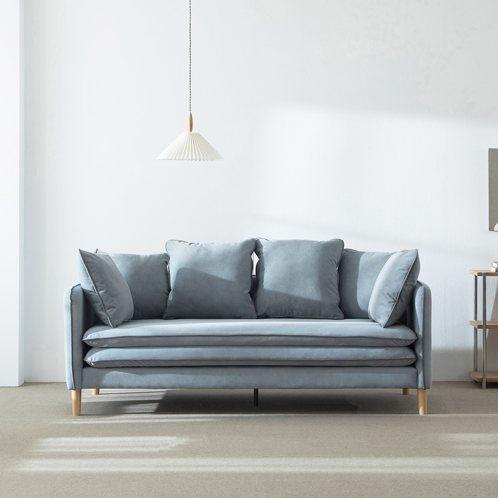 파로마 아셀라 아쿠아텍스 패브릭 3인용 소파 방문설치, 스모그블루 351,000원