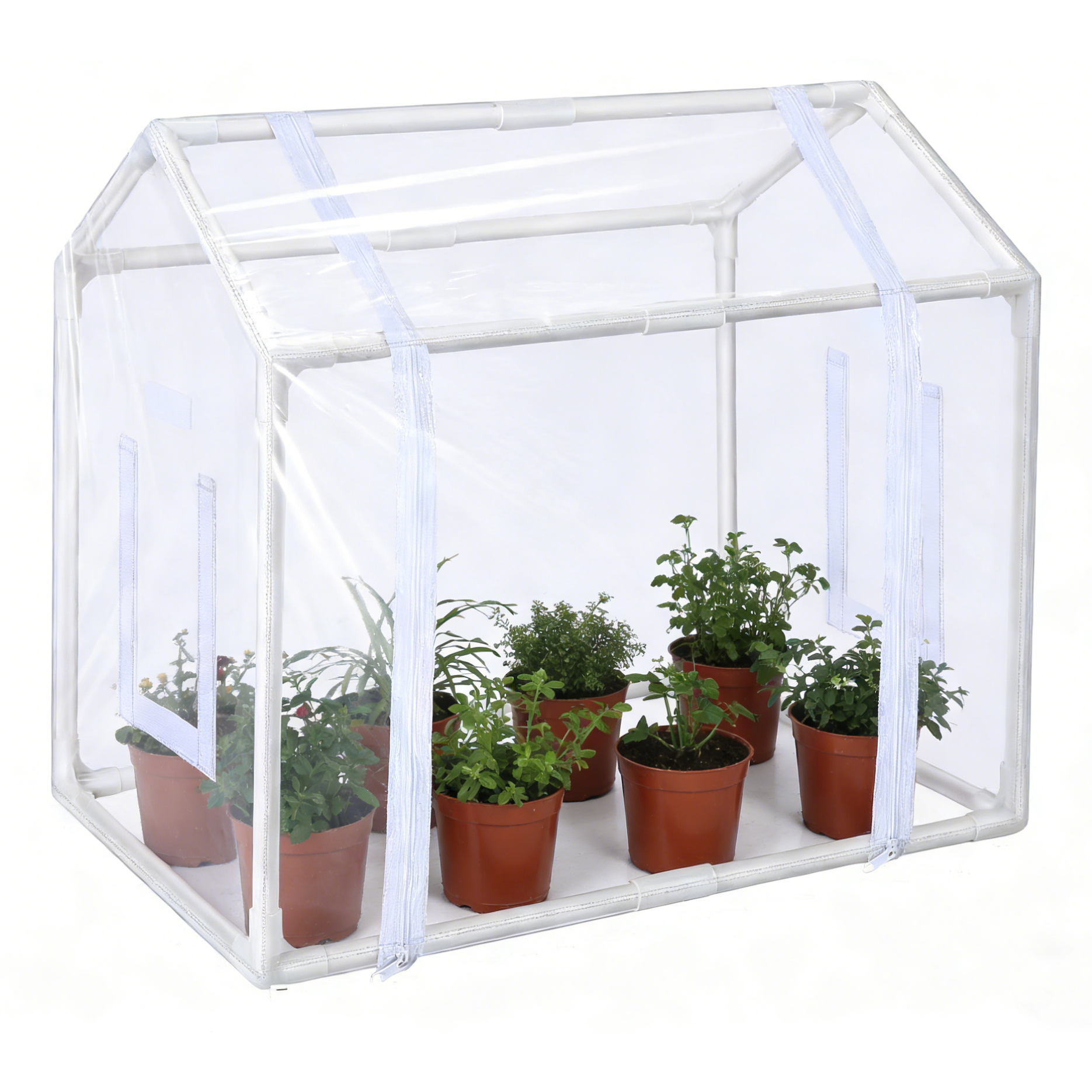 모던마켓 조립식 실내 식물용 화분 온실 비닐하우스 투명 PVC 소형 식물 텐트, 1개 38,900원