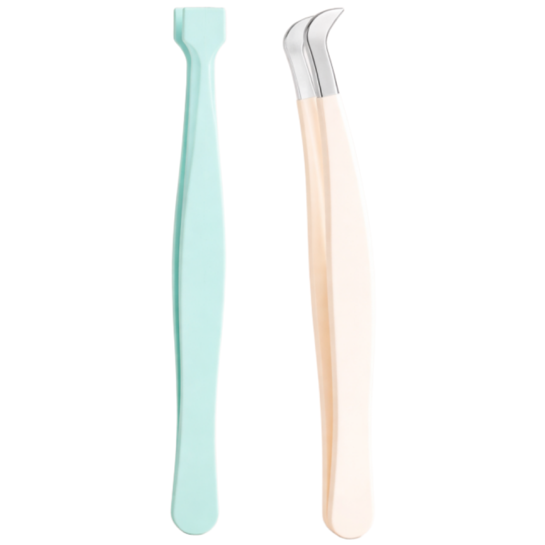 속눈썹 집게 세트 윗속눈썹 집게 + 언더속눈썹 전용 집게 초보자 추천, 1개, 윗속눈썹 라운드 집게 + 언더 속눈썹 전용 집게 9,600원