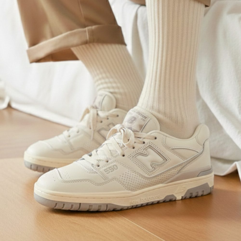 국내매장정품 뉴발란스 550 남녀공용 커플 운동화 트랜디 스니커즈 데일리슈즈 (Konsai 신발끈 증정) 75,000원