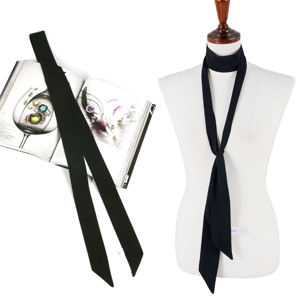 SY467 플레인 롱 타이 스키니 스카프 미니 넥타이 헤어밴드 벨트 남자 남성 가방 악세사리 이벤트 행사 무대 패션 스카프 국산 선물용 남녀공용 15,900원