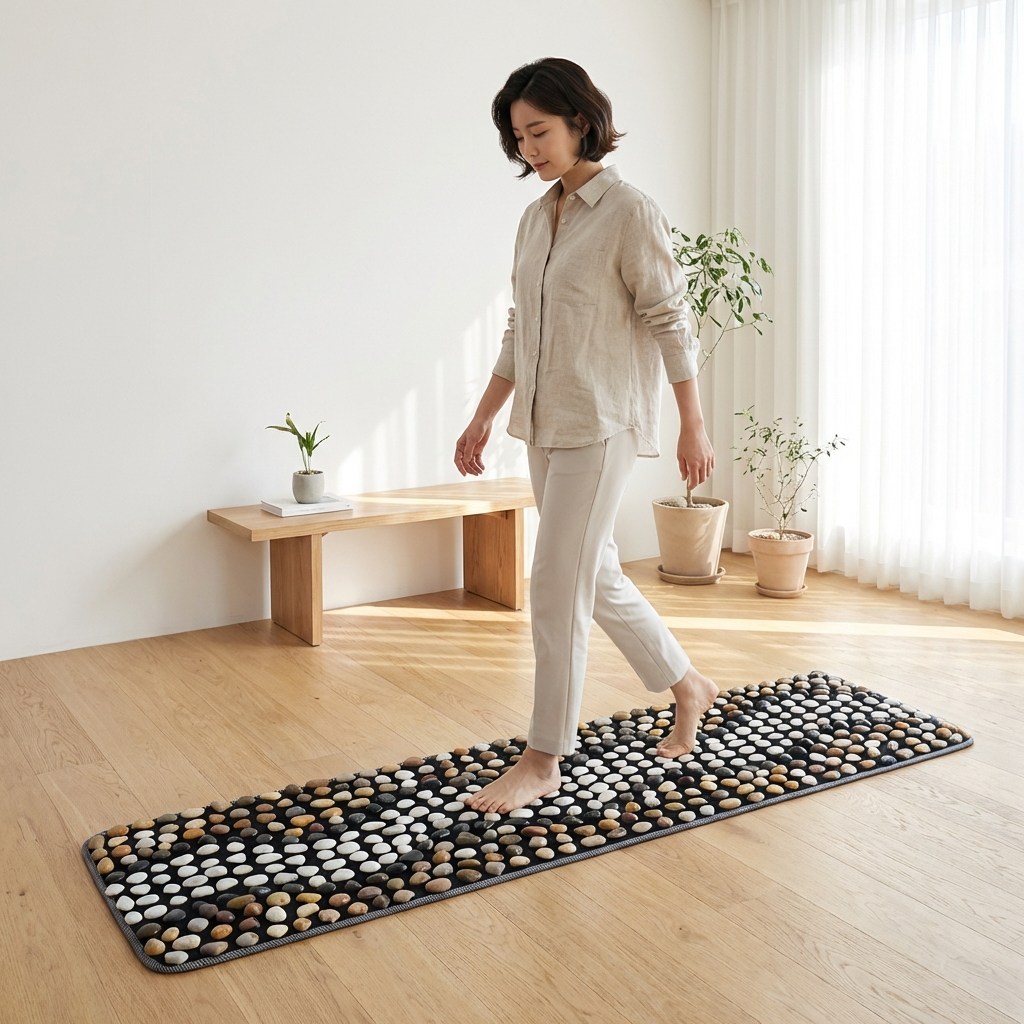 픽잇몰 지압판 발지압매트 발바닥 지압판돌, 자갈길, 1개 39,000원