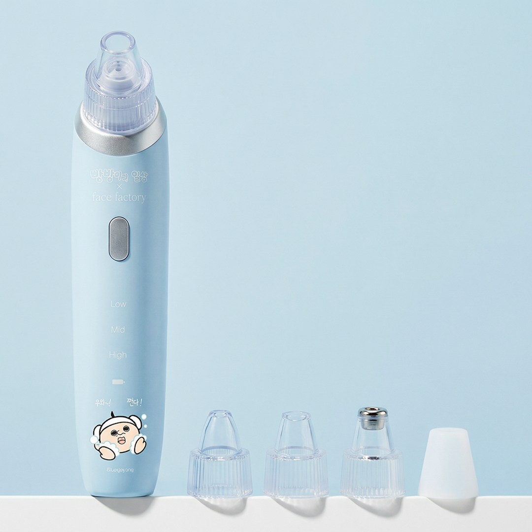 빵빵이 에디션 페이스팩토리 얼굴 코 블랙헤드 뷰티석션 피지제거기, 1 29,900원