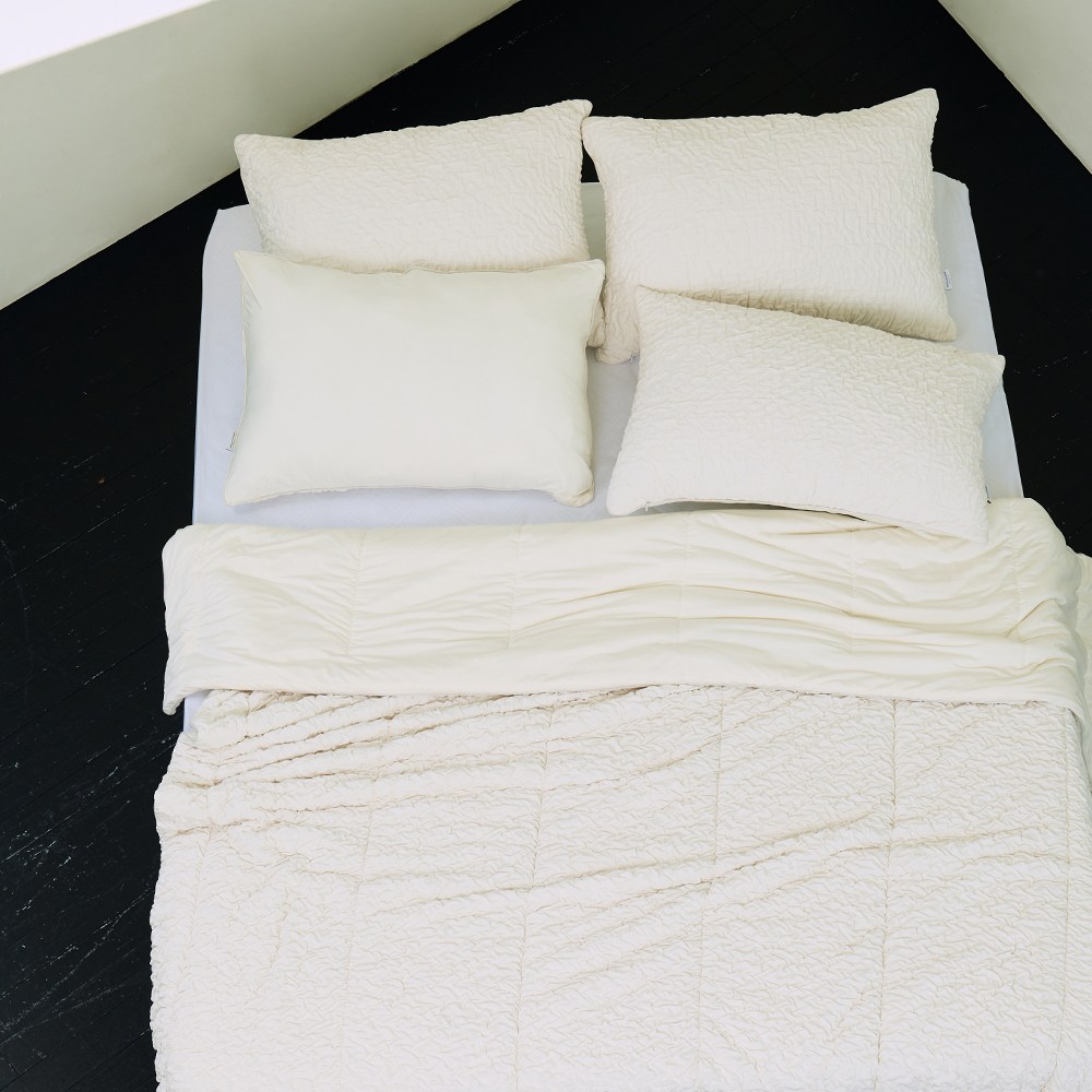 호텔썸머 셀레네 니트 쿨링 간절기 차렵이불세트 SS / QK겸용 여름이불 냉감이불 119,900원