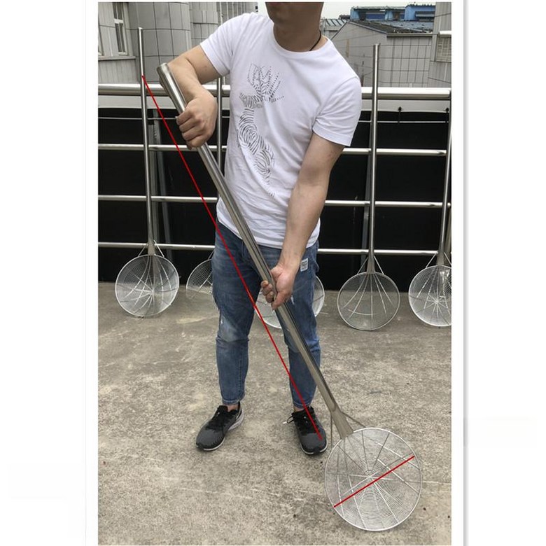 수조 뜰채 대형 건지개 선별 원형 채망 물고기 스텐 건지기 식당 39cm 56,500원