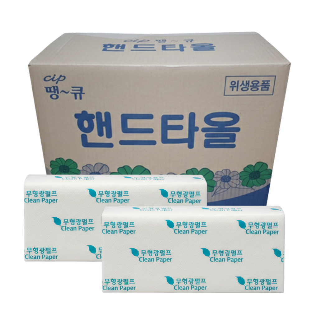 땡큐 무형광 펄프 핸드타올, 5000매, 1박스 28,000원