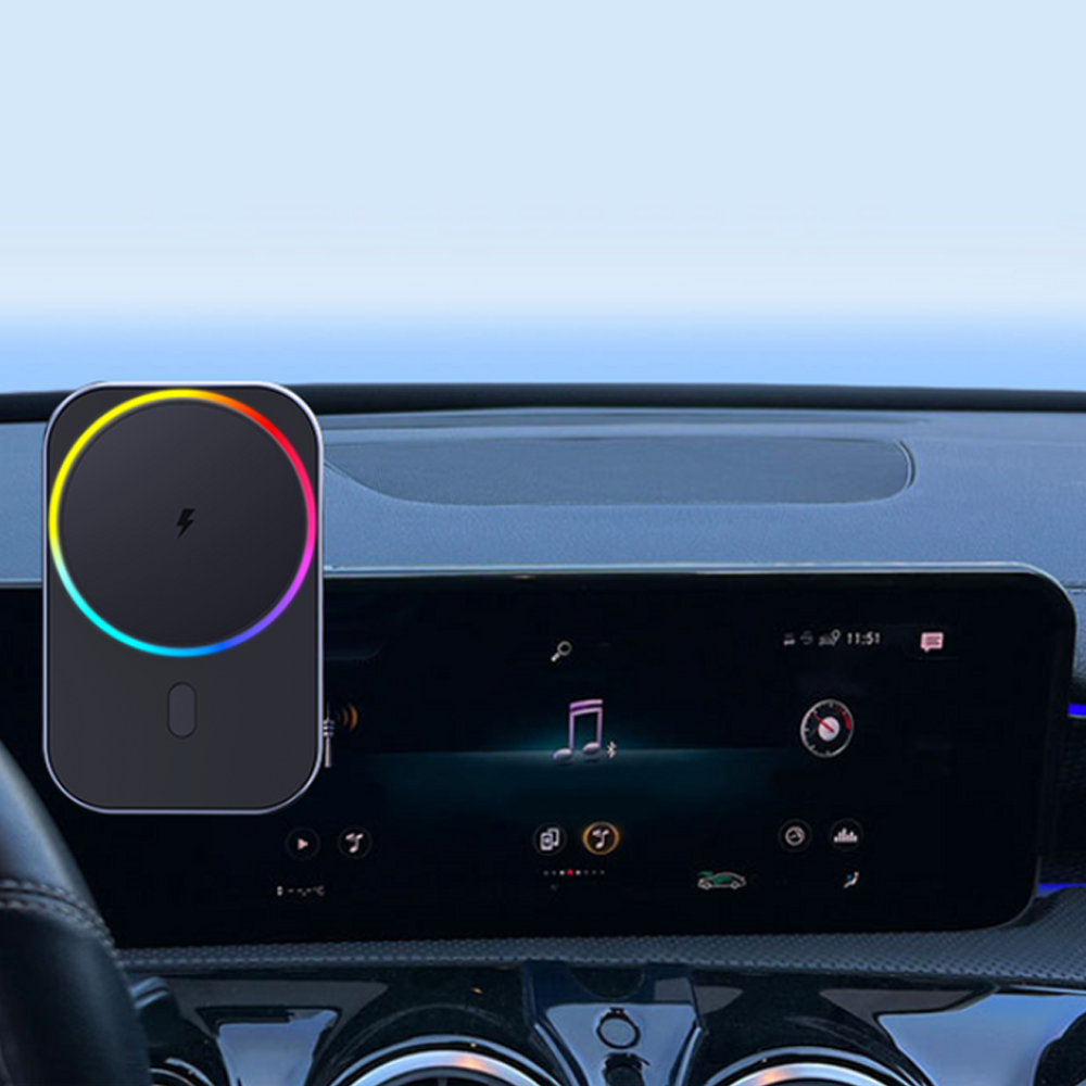 지시그니처 벤츠 A CLA GLA GLB EQA EQB 맥세이프 핸드폰 아이폰 무선충전 거치대 S26O-YS, 블랙, 1개 49,900원