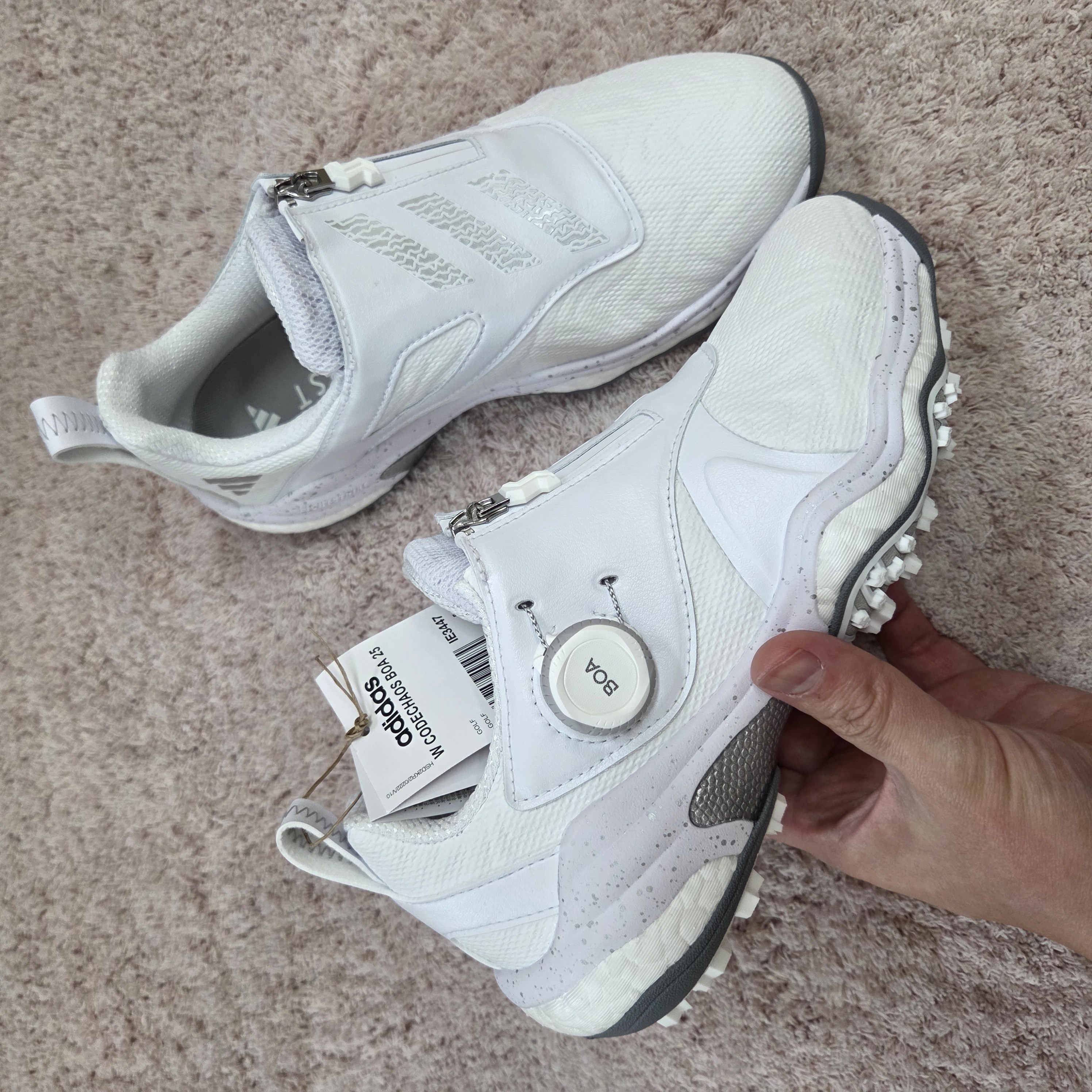 아디다스 코드케이오스 보아 25 골프화 여성용 스파이크리스 골프신발 129,000원