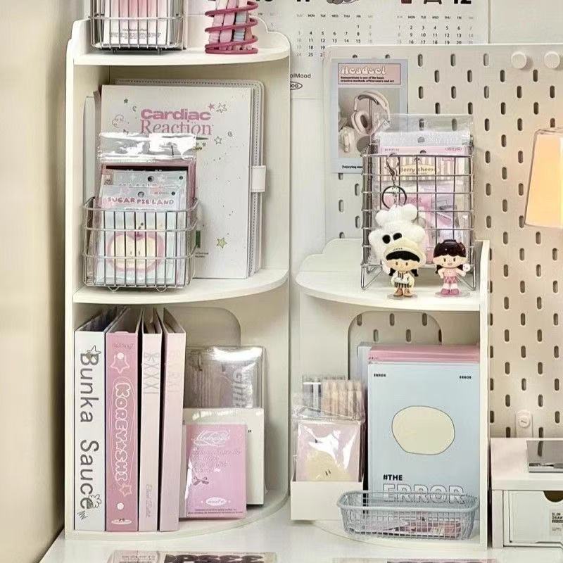 YAPOGI 코너 책상 정리 선반 다용도 수납 선반 사무실 주방, 화이트, 2단 11,000원