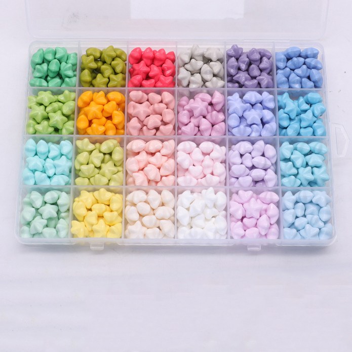 실링왁스 별모양 비즈 세트 24컬러 봉투 밀봉용 DIY 꾸미기 8,800원