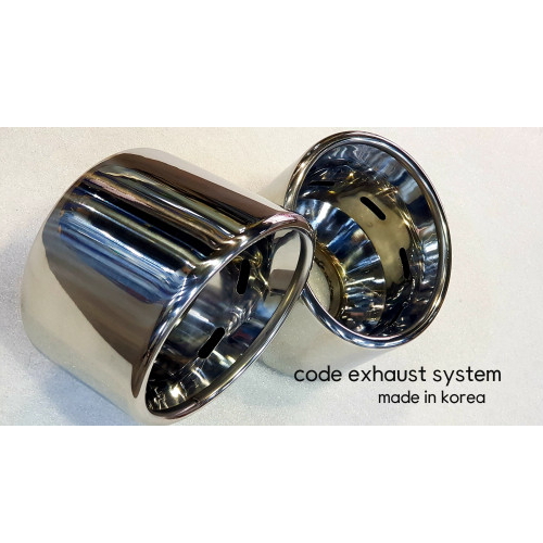 코드 배기[code exhaust] 실버150파이팁 배기튜닝 머플러 벨로스터n 아반떼n 코나kona 200,000원