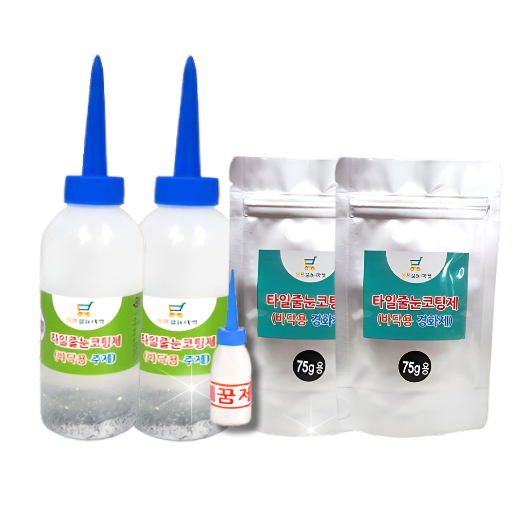 초보도 쉬운 타일줄눈 보수제 바닥용 150g 실버펄 메꿈제 포함 대용량 셀프줄눈코팅제 폴리우레아 12,500원