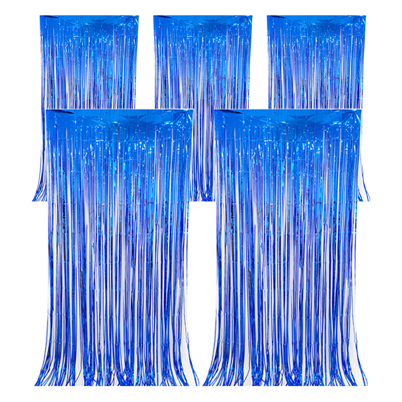 코히모 파티 장식 커튼 5W0328, 5개, 블루 7,500원