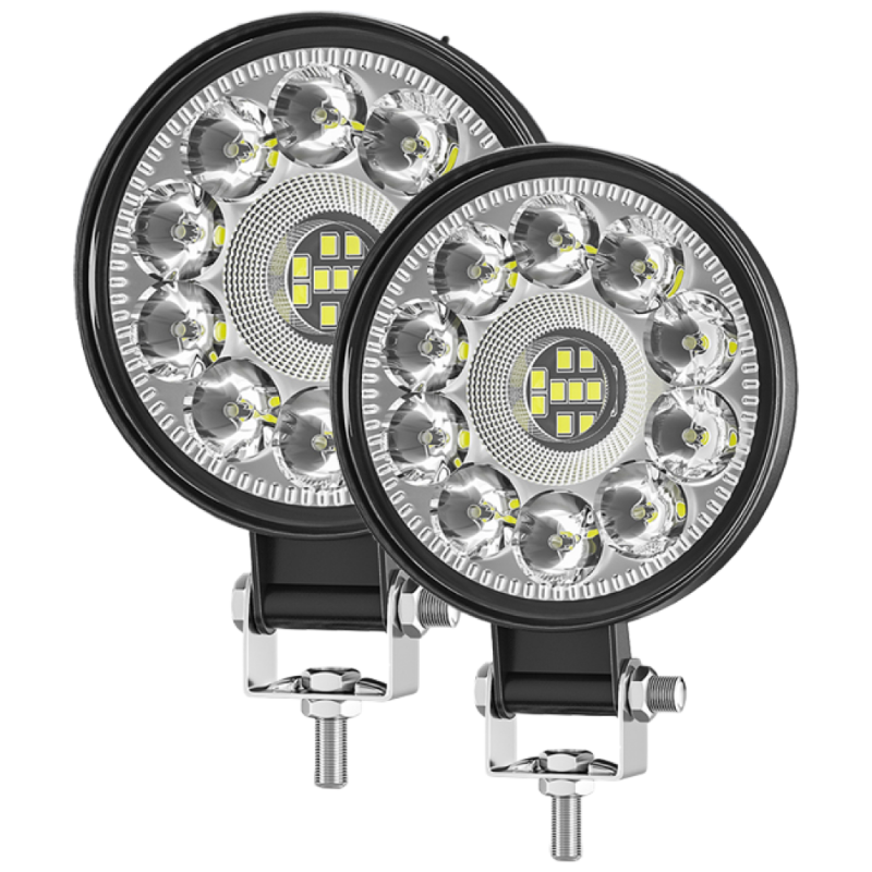 로푸 LED 21 램프 미니 원형 작업등 써치라이트 DC 9-30V 63W 8,800원