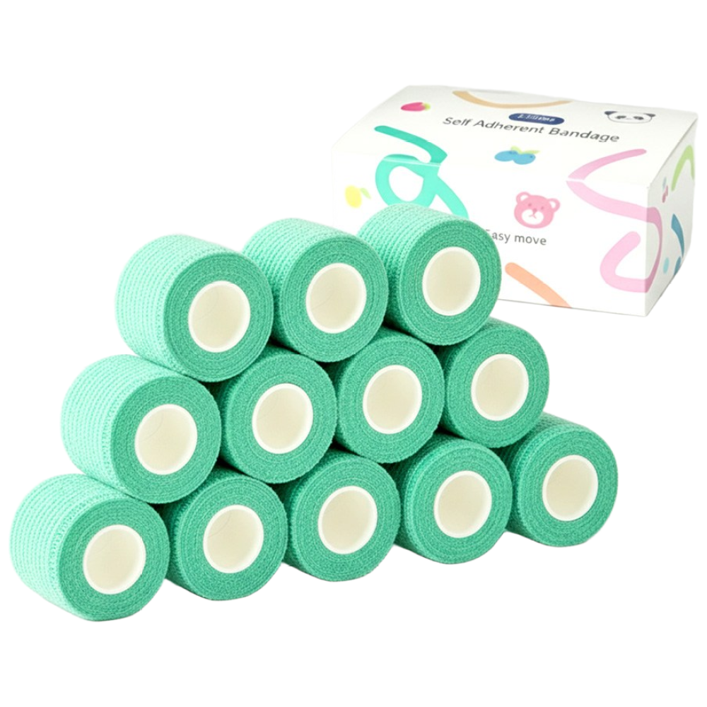 이티씨몰 자가점착 밴드 2.5cm 압박붕대 10+2 민트, 1개 9,400원