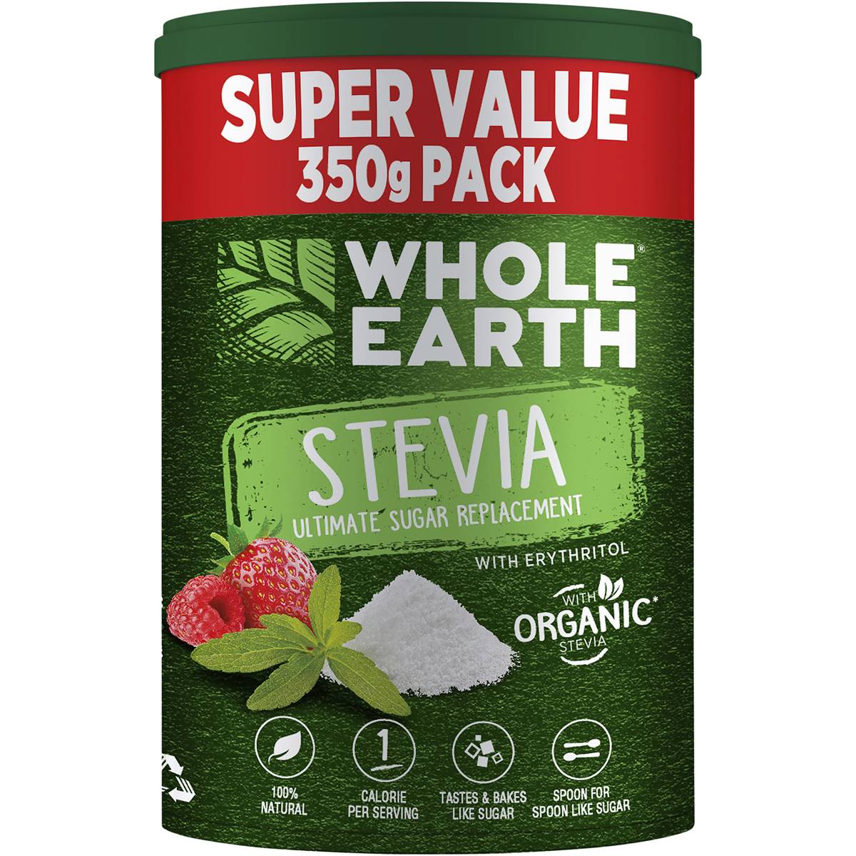 홀 얼스 몽크 프루츠 스테비아 350g Whole Earth Stevia Sugar Replacement, 1개, 350g 23,680원
