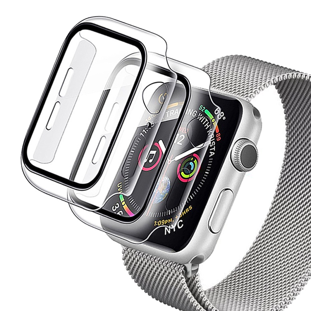 꼰대마켓 애플워치 SE3 40mm 44mm 강화유리 클리어 풀커버 액정보호 케이스 7,800원