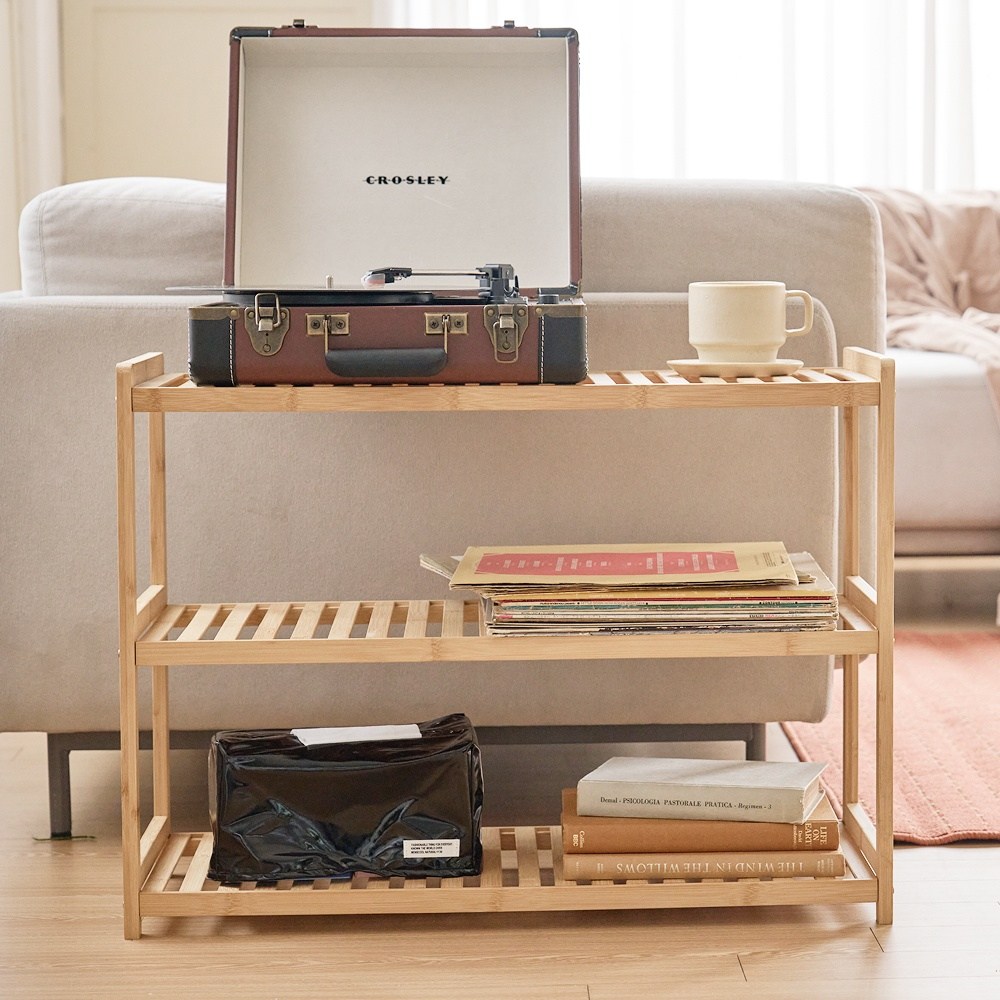 [MODERN HOUSE 중계점] [가구 택배] 에브리 뱀부 3단 선반 W700  CF1326004, 현재가 45,900원