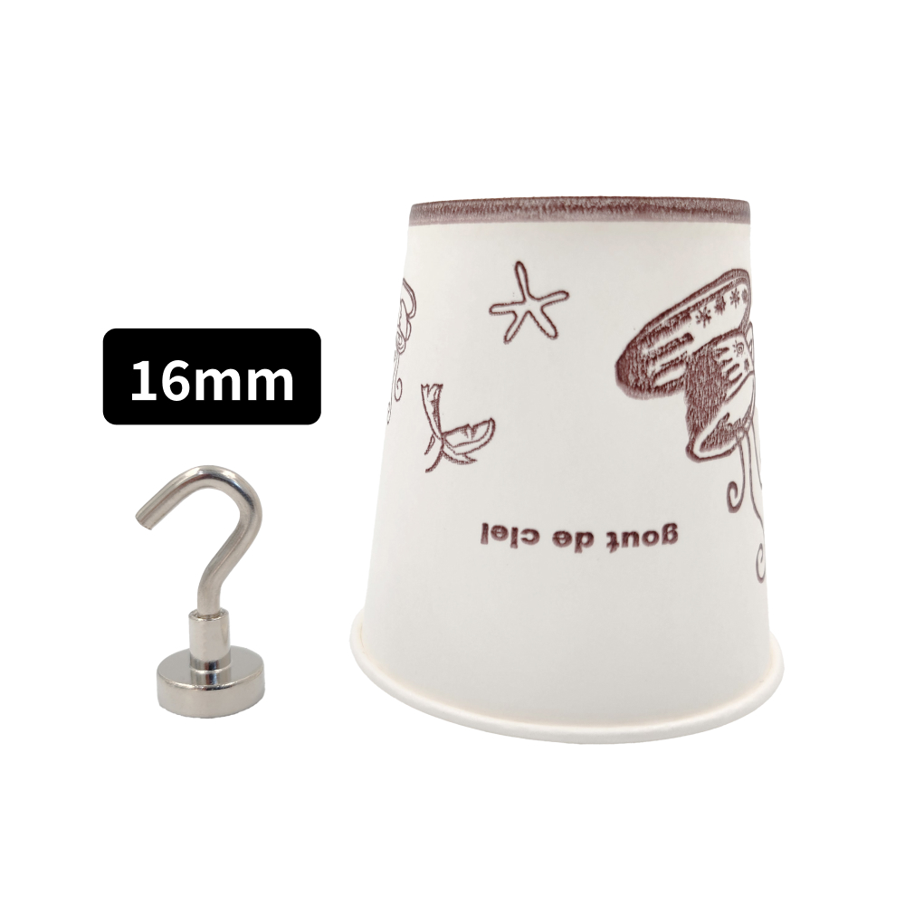 초강력 마그네틱 후크 자석걸이 네오디움 원형 자석 소형 16mm 3,900원