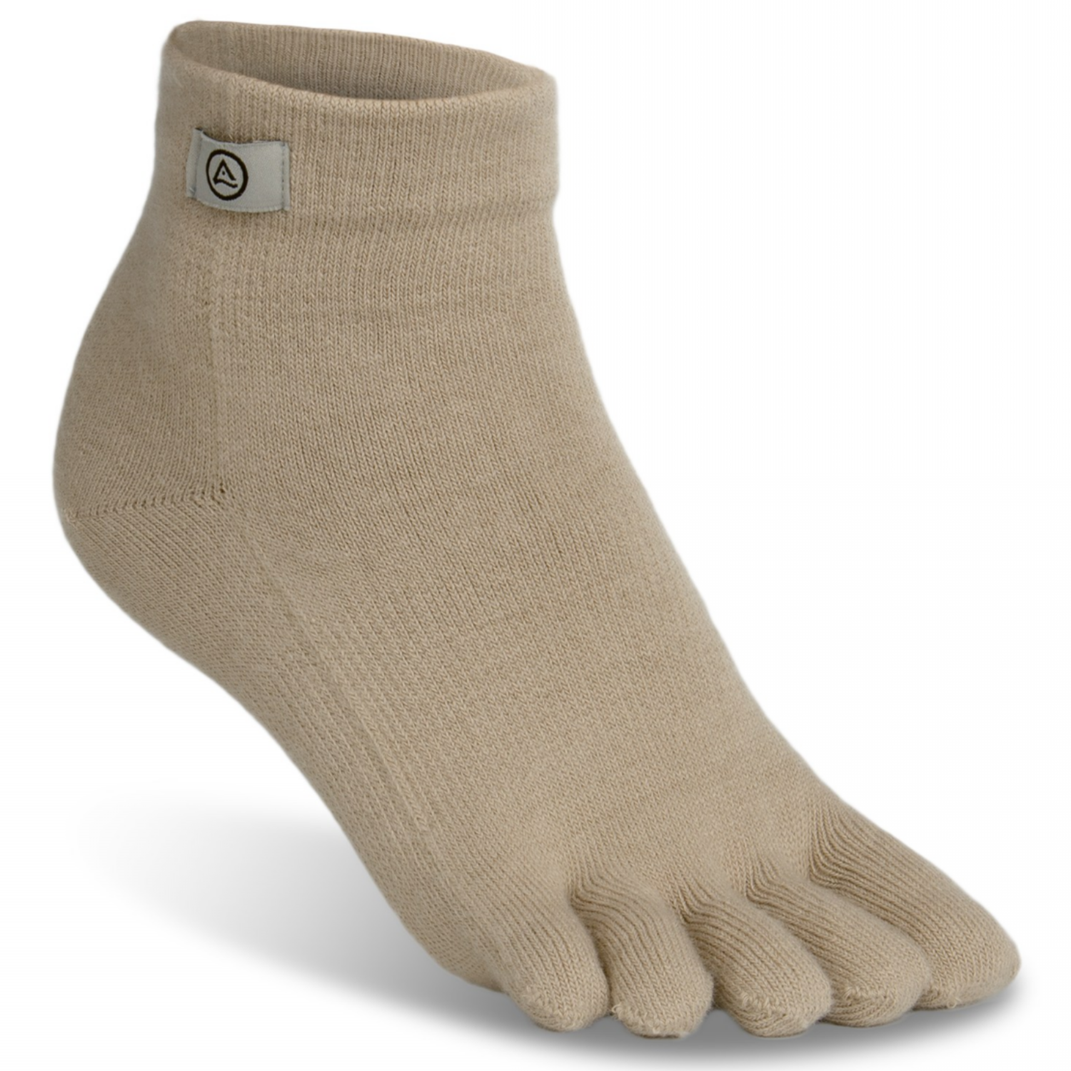 인진지 러너 미니크루 샌드 베이지 쿨맥스 러닝 단목 발가락 양말 14,200원