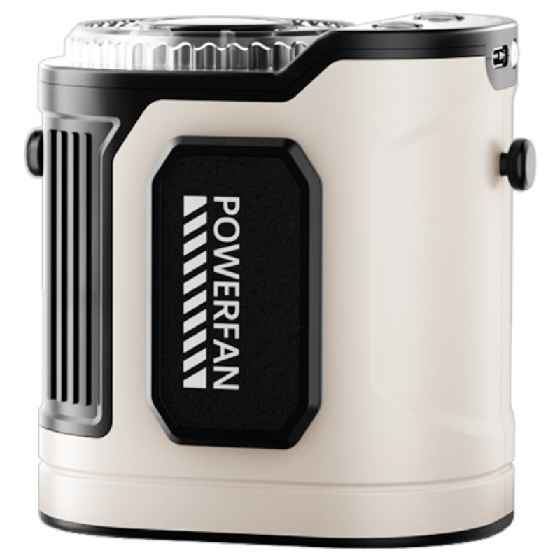 루베라 허리선풍기 무선 휴대용 LED조명 내장 대풍량 허리착용 목걸이형 2in1 야외 작업용 쿨링팬, 화이트, Y18 29,800원