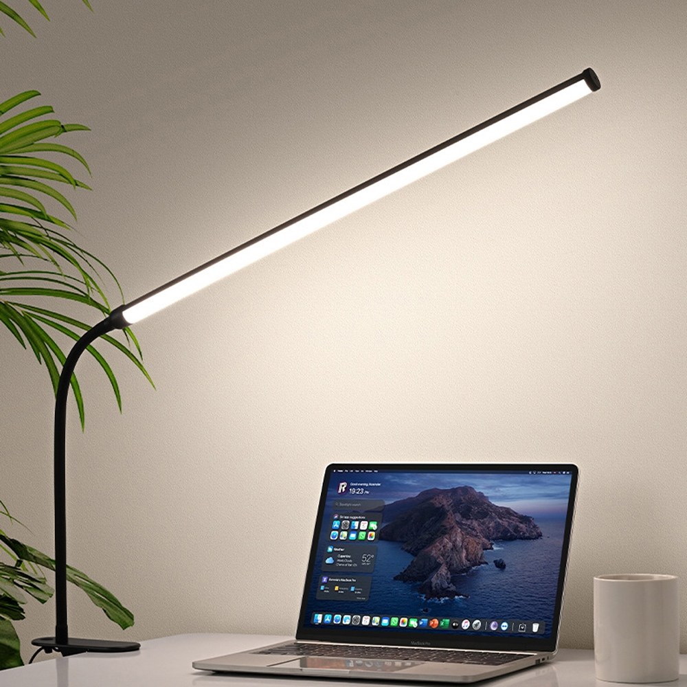 플렉시블 LED 집게 스탠드(블랙) 밝기조절 와이드 독서등 24,730원