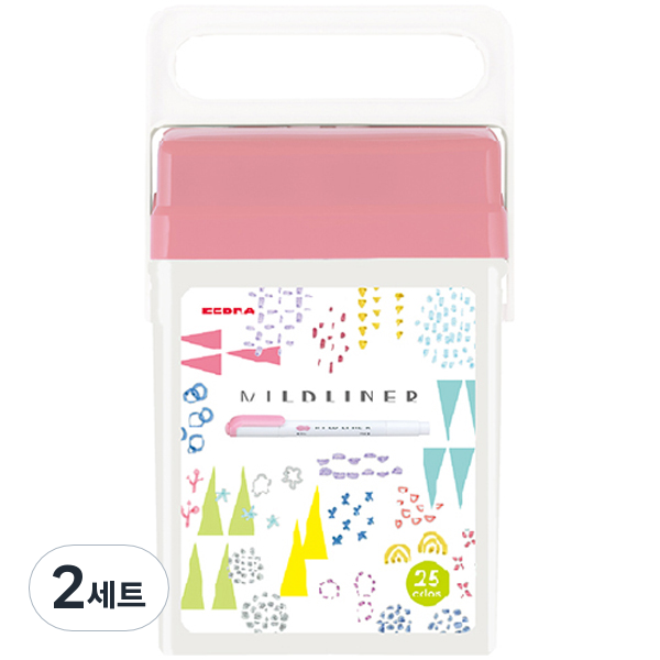 제브라 뉴 마일드라이너 25색 수성 형광펜 세트 58,900원