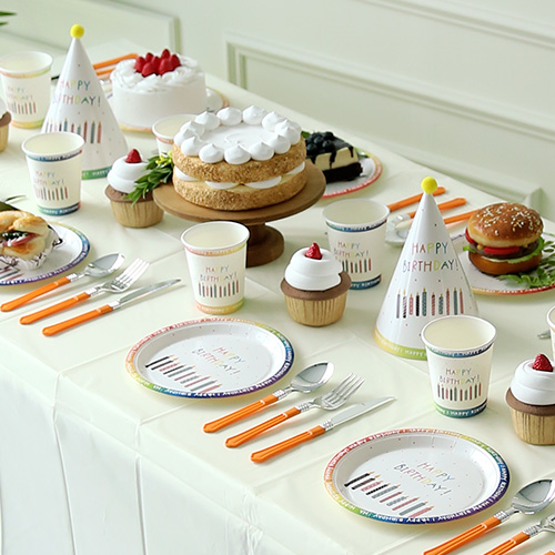 파티해 생일 파티테이블셋팅패키지 10인용 캔들 23,000원